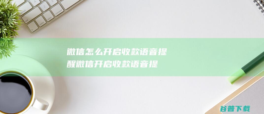 微信怎么开启收款语音提醒-微信开启收款语音提醒的方法-完美教程资讯